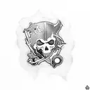 sons of anarchy with Kaiserslautern club tattoo design idea