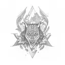 prem and miska name tattoo design idea