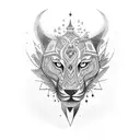 prem and miska name tattoo design idea