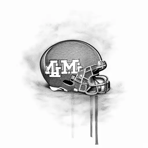 Michigan Wolverines Football tattoo design idea