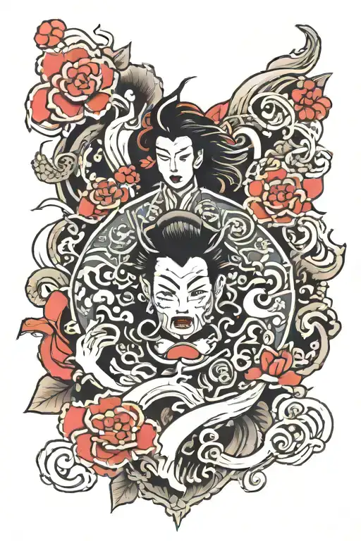 Japanese culture's impatience with money tattoo design idea