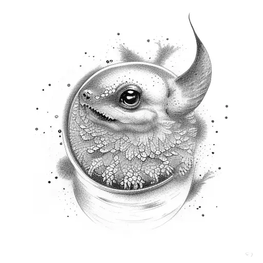 festina lente with animals fast and slow tattoo design idea