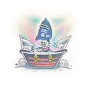 a coffin with the words 'and if you go i wanna go with you' written on it tattoo design idea