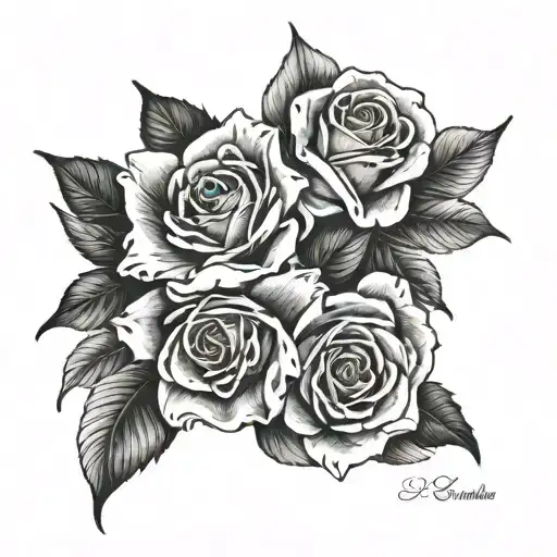 memorial for daughter  tattoo design idea
