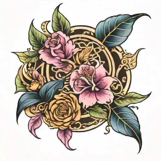feminine tattoo with Gemini Taurus Pisces and Scorpio   tattoo design idea