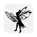 fairy with shopping cart tattoo design idea