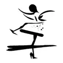 fairy with shopping cart tattoo design idea