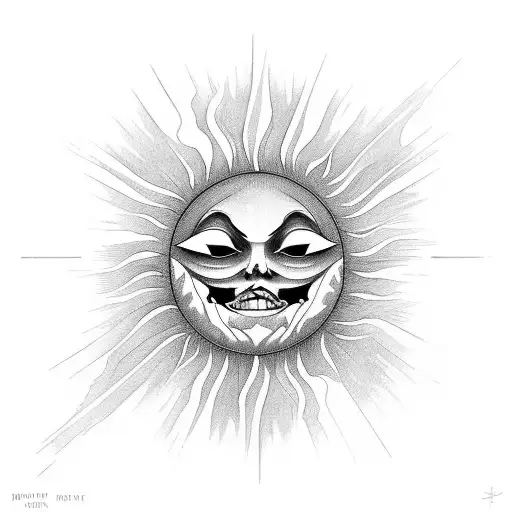 Sun's gonna rise tomorrow, somewhere on the east side of sorrow tattoo design idea