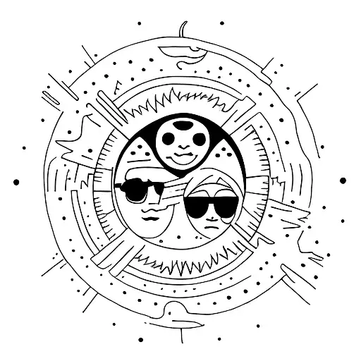 Sun's gonna rise tomorrow, somewhere on the east side of sorrow tattoo design idea