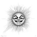 Sun's gonna rise tomorrow, somewhere on the east side of sorrow tattoo design idea