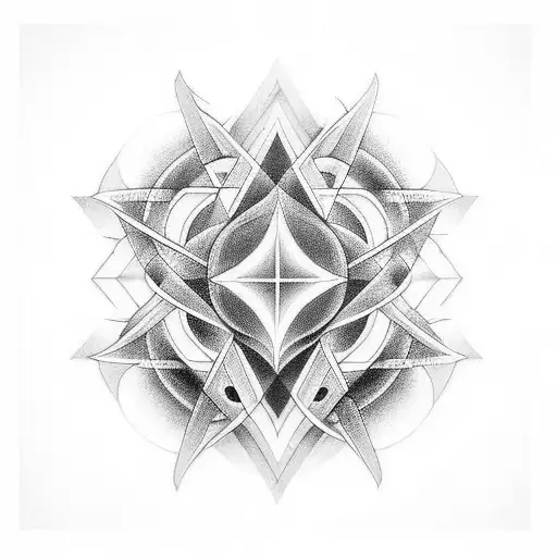 sacred geometry tattoo all left arm tattoo design idea