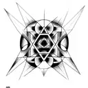 sacred geometry tattoo all left arm tattoo design idea