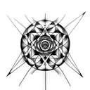 sacred geometry tattoo all left arm tattoo design idea