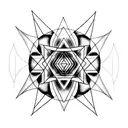 sacred geometry tattoo all left arm tattoo design idea