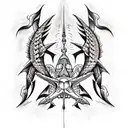 Aircraft tattoo design idea