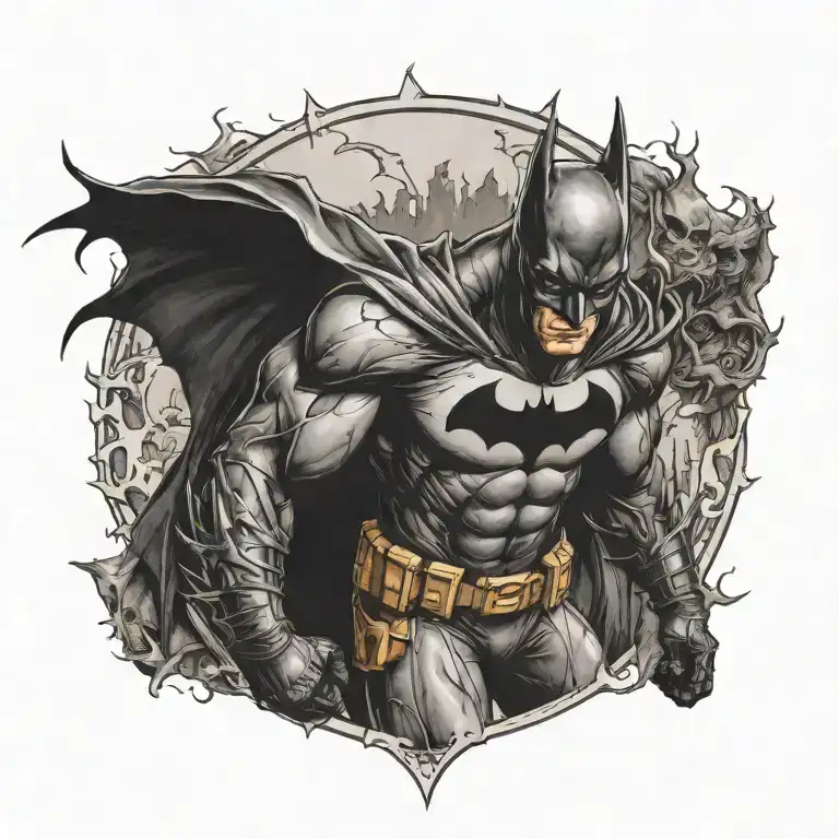 Batman tattoo design idea
