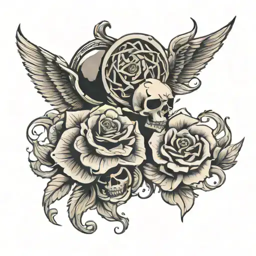 matching tattoos for two people that served in the same army unit in Arizona  tattoo design idea