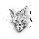numbers 057 in Graffiti style tattoo design idea
