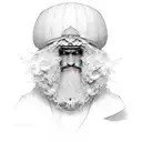 3 brothers faces tattoo design idea