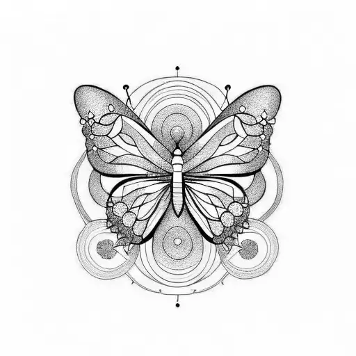 Incorporate a cursive J and a capital B into a butterfly design tattoo design idea