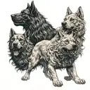 Cerberus tattoo design idea