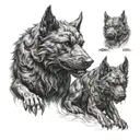 Cerberus tattoo design idea