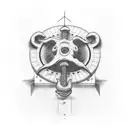 dad cancer passes away  tattoo design idea