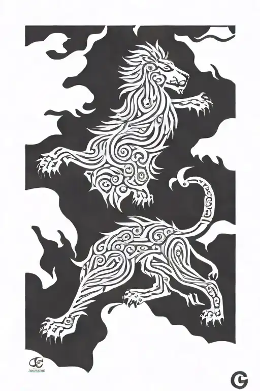 Galatasaray and the lion tattoo design idea