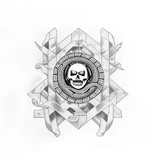 Mcr album cover with snake tattoo design idea