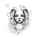 baby loss tattoo design idea
