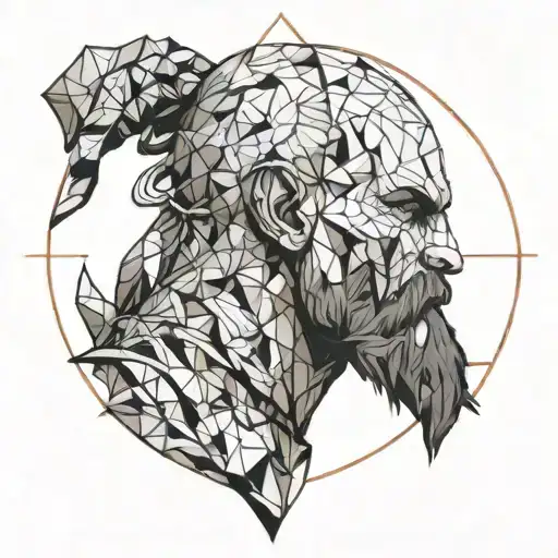 kratos tattoo design idea