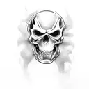 ghost rider tattoo design idea