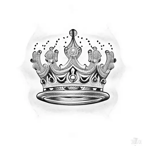 Rolex crown  tattoo design idea