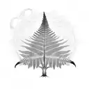 Fern Tree tattoo design idea