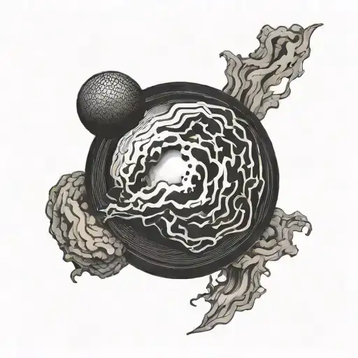 Sisyphus tattoo design idea