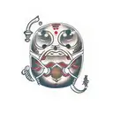 daruma tattoo design idea