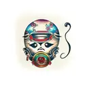 daruma tattoo design idea