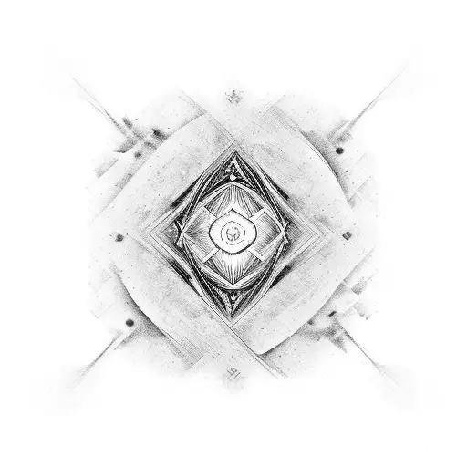 The entire design should be drawn on top of a shaded cloud for a background, which is centered around the text: X•VII•MM tattoo design idea