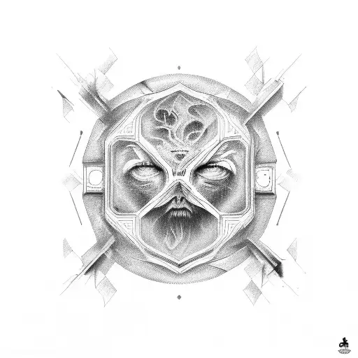 The entire design should be drawn on top of a shaded cloud for a background, which is centered around the text: X•VII•MM tattoo design idea