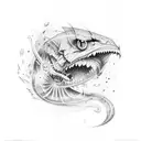 Christian with Brock name tattoo design idea