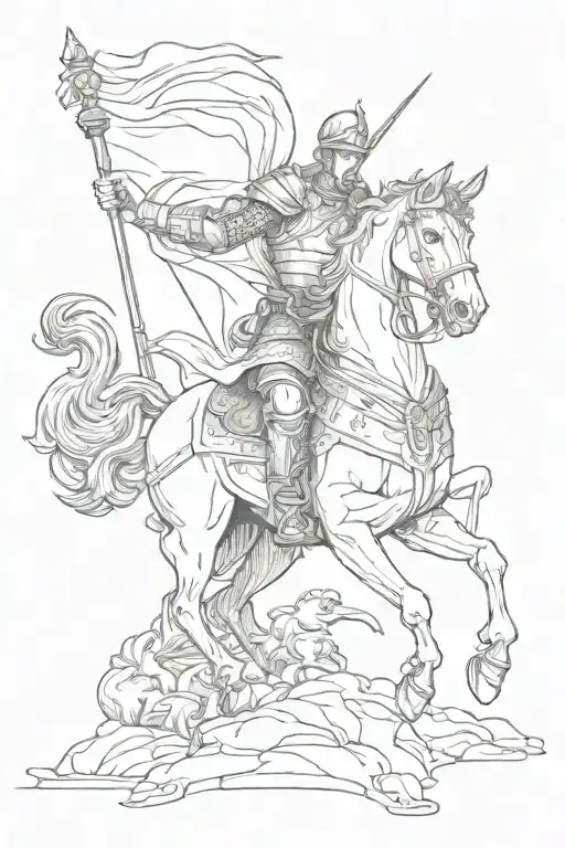 St. George the Victorious tattoo design idea
