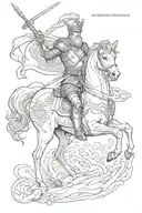 St. George the Victorious tattoo design idea
