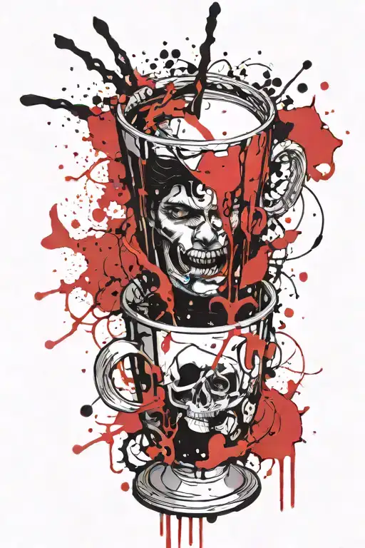 We are cups, constantly and quietly being filled. The trick is, knowing how to tip ourselves over and let the beautiful  tattoo design idea