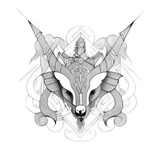 Medieval  tattoo design idea