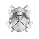 A medieval knight  tattoo design idea