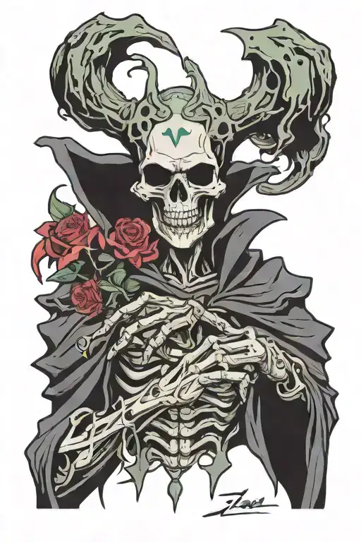Lich tattoo design idea