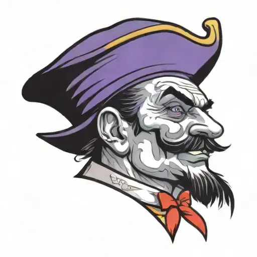 Carnival ringmaster tattoo design idea