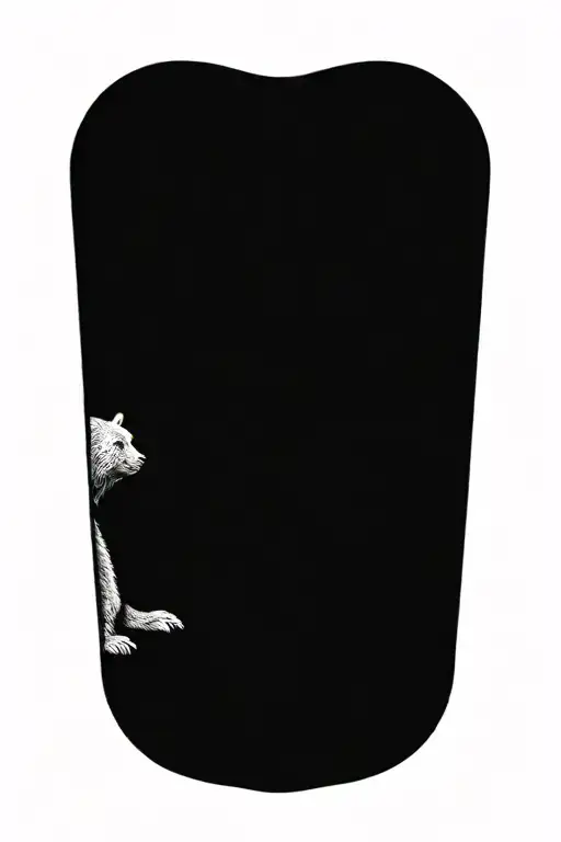 spirit bear tattoo design idea