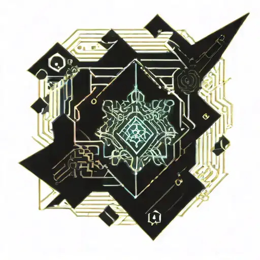 main frame tattoo design idea