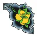 Gardenia tattoo design idea